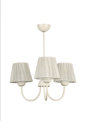 Ova 3Rd Chandelier White Cream Hat