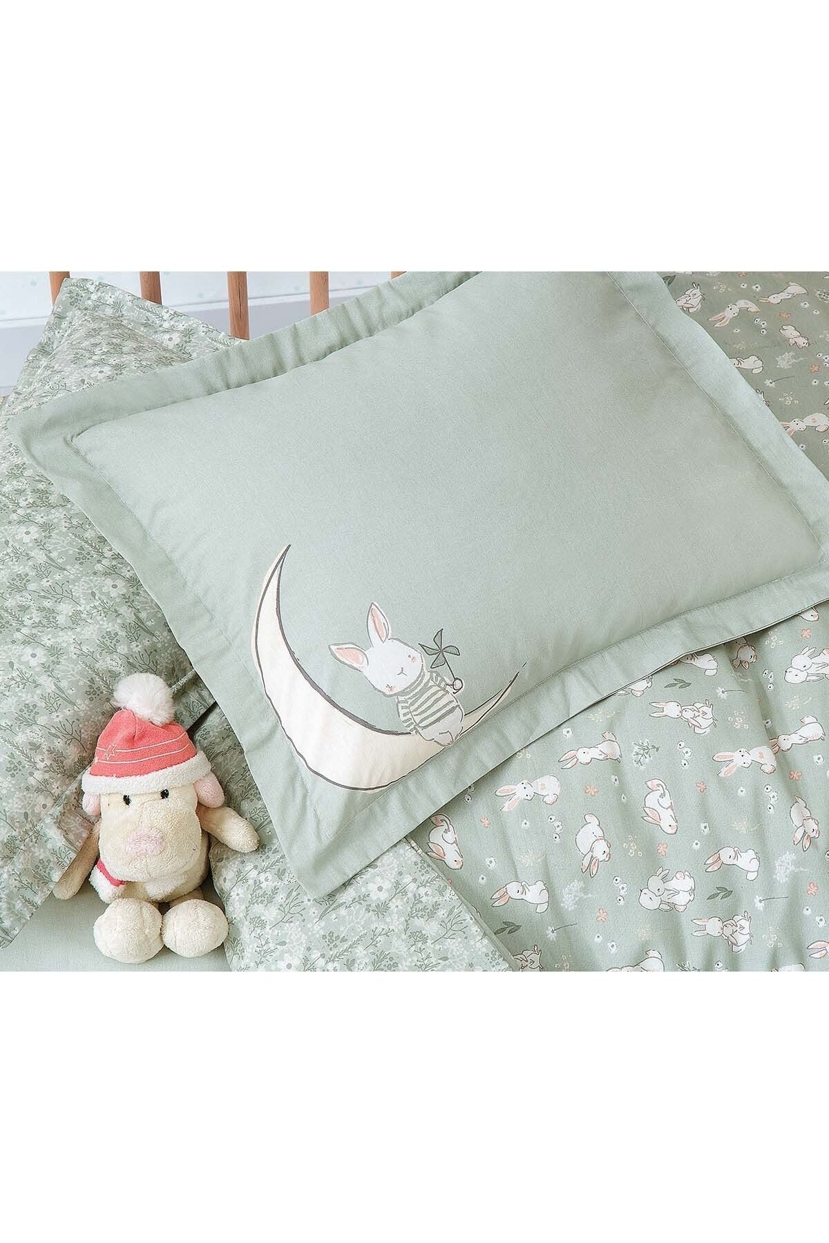 Rabbit Ranforce Baby Duvet Cover Set