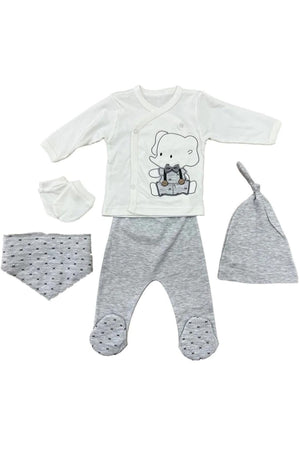 5 Piece Maternity Set (Baby Care Backpack, Hospital Exit, Chickpea Blanket, 10 Wipes And 3 Socks)