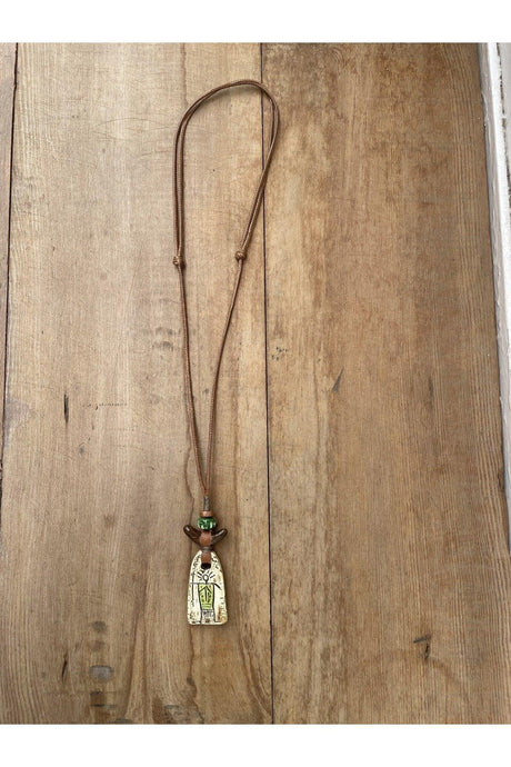 Ceramic Design Necklace, Bohemian Ethnic Style Necklace, Design Necklace, - Swordslife