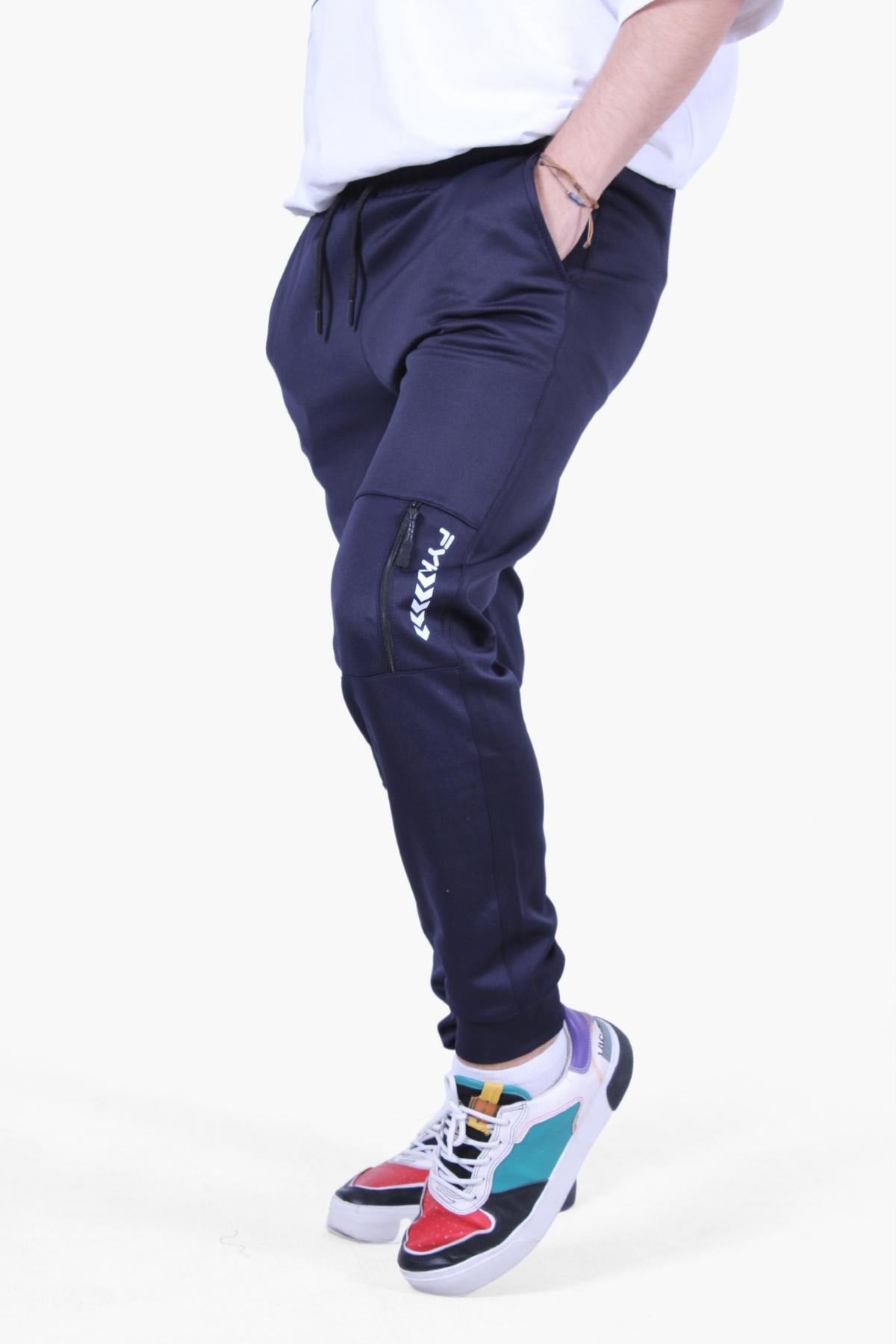 Sml-Xl-Xxl Text Printed Slim Fit Men'S Sweatpants