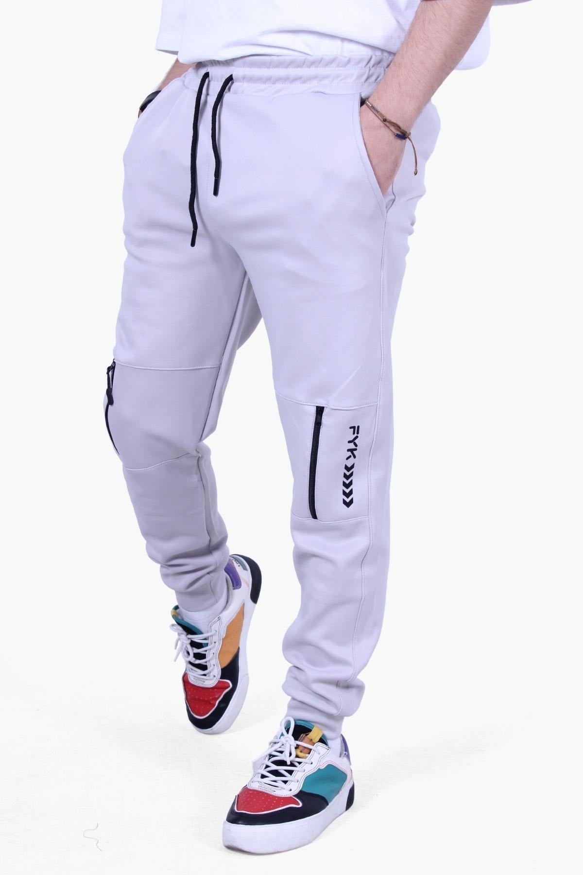 SML-XL-XXL SLIM FIT FYK PRINTED SCUBA MEN'S Sweatpants