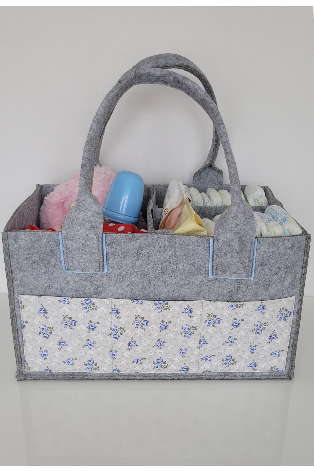 Handmade Multi-Purpose Felt Mother Baby Care And Organizer Bag Functional Organizer