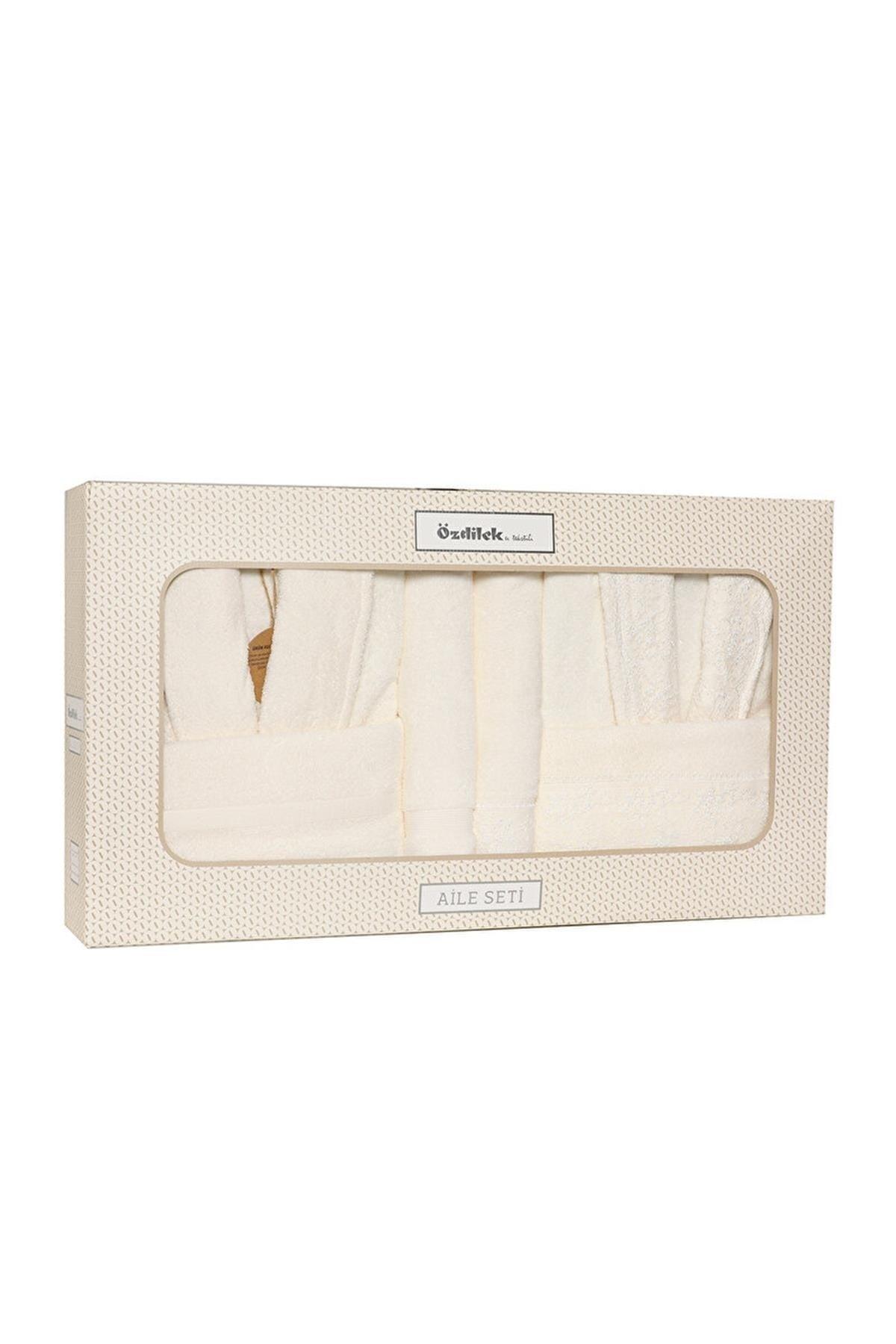 Branch Family Bathrobe Set Cream-cream - Swordslife