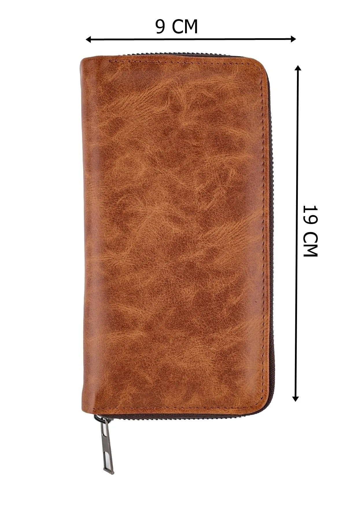Unisex Vegan Leather Card Holder Wallet With Phone Compartment Xclub Model