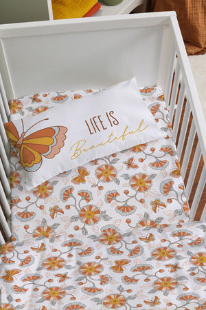 Mother'S Side Crib Duvet Cover Set (60X100) - Vibe Series - Hippie Day