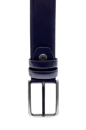 Men'S Navy Blue Belt