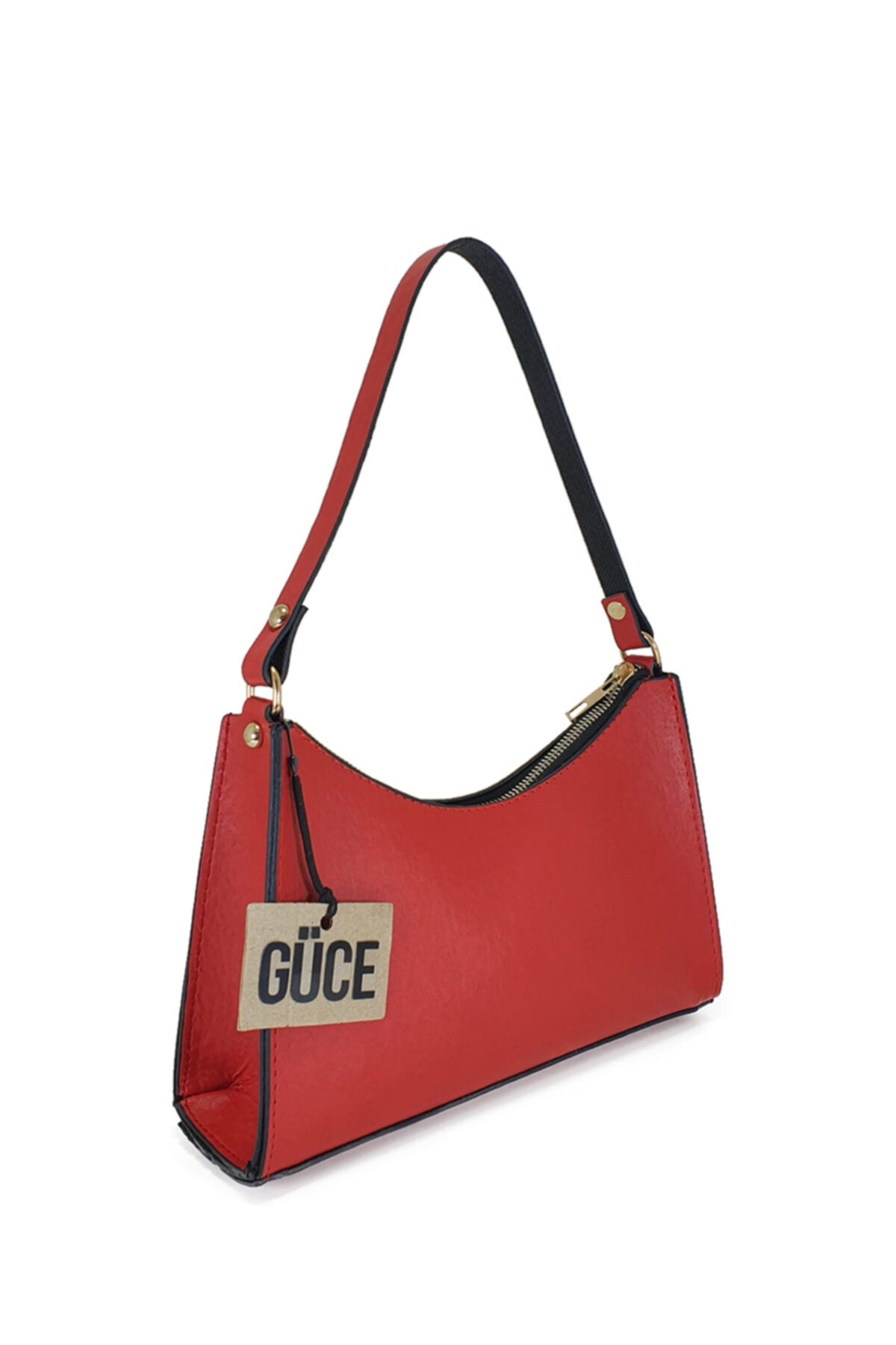 Red Color Baguette Baguette Hand And Shoulder Bag Gc009002