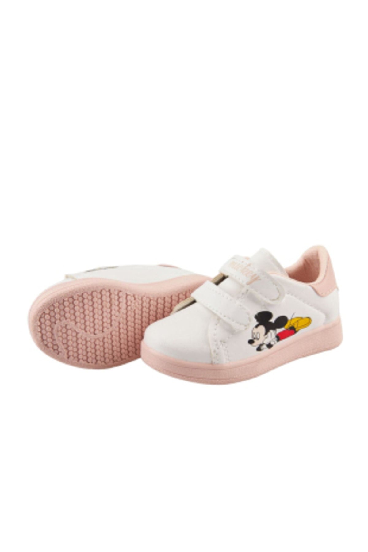 Girls' Velcro Daily Sneakers White Powder