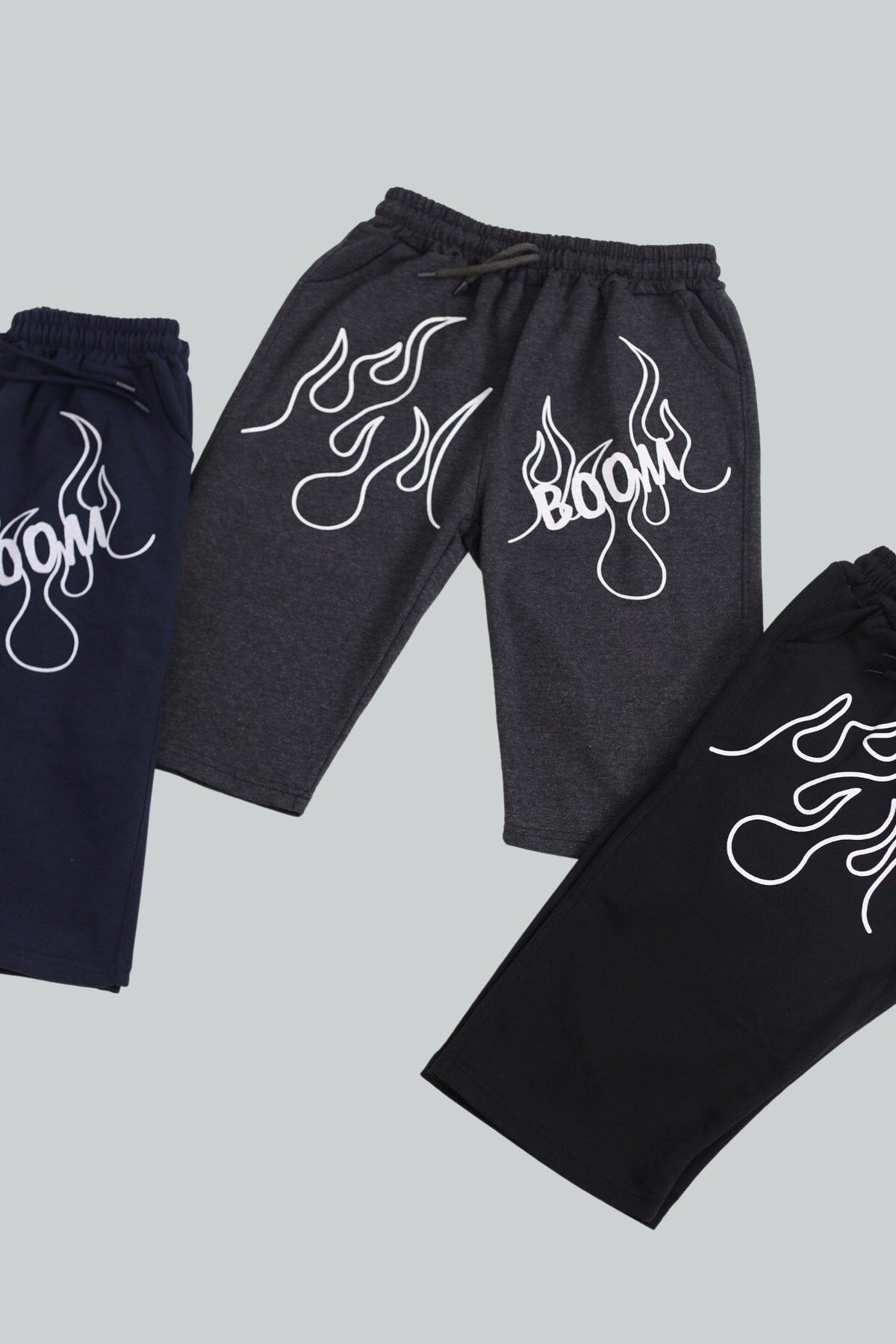 3-pack Boom Printed Boy Capri / Bermuda