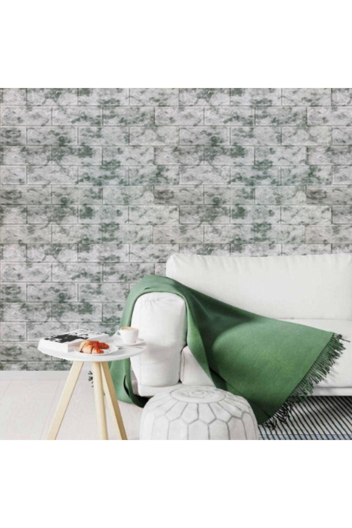 70x7 Cm Green Self Adhesive Wallpaper Covering Panel - Swordslife