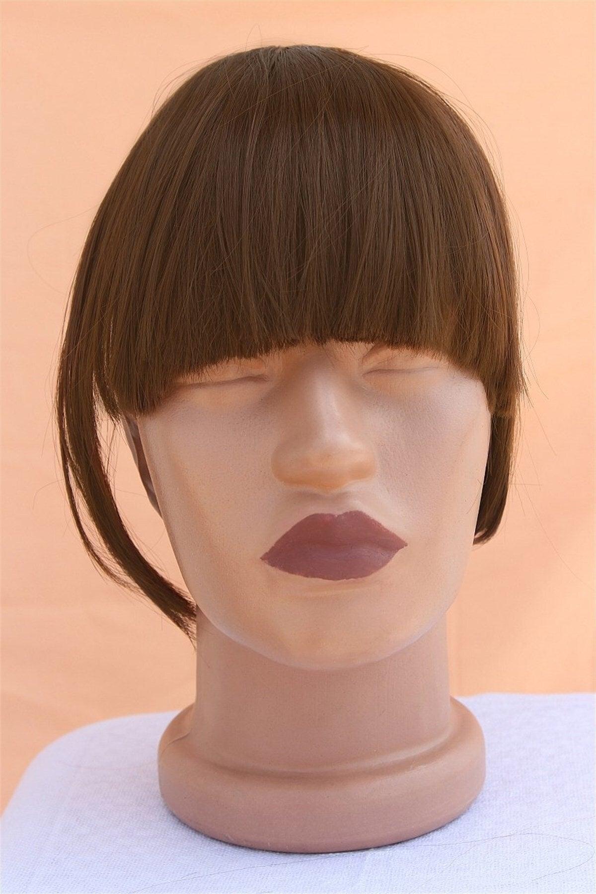 Women's Gold Glitter Toffe 12 Long Side False Bangs - Swordslife