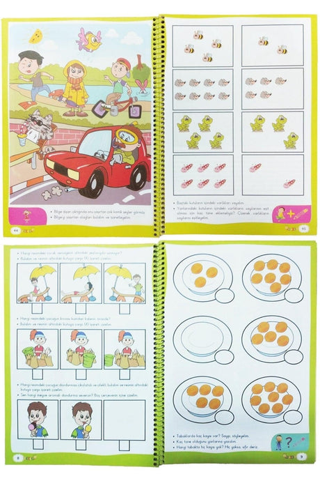 Age 3 4 5 Activity Book Happy Friends Pistachio Green Book 8 - Swordslife