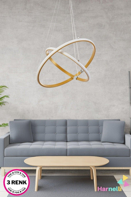 3 Colors Combustible Modern Led Chandelier - Swordslife