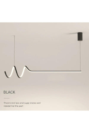 Modern Smart Minimal Pendant Lamp with 3 Colors Burning Led / Minimal / 120 Cm / Anthracite Case - Swordslife