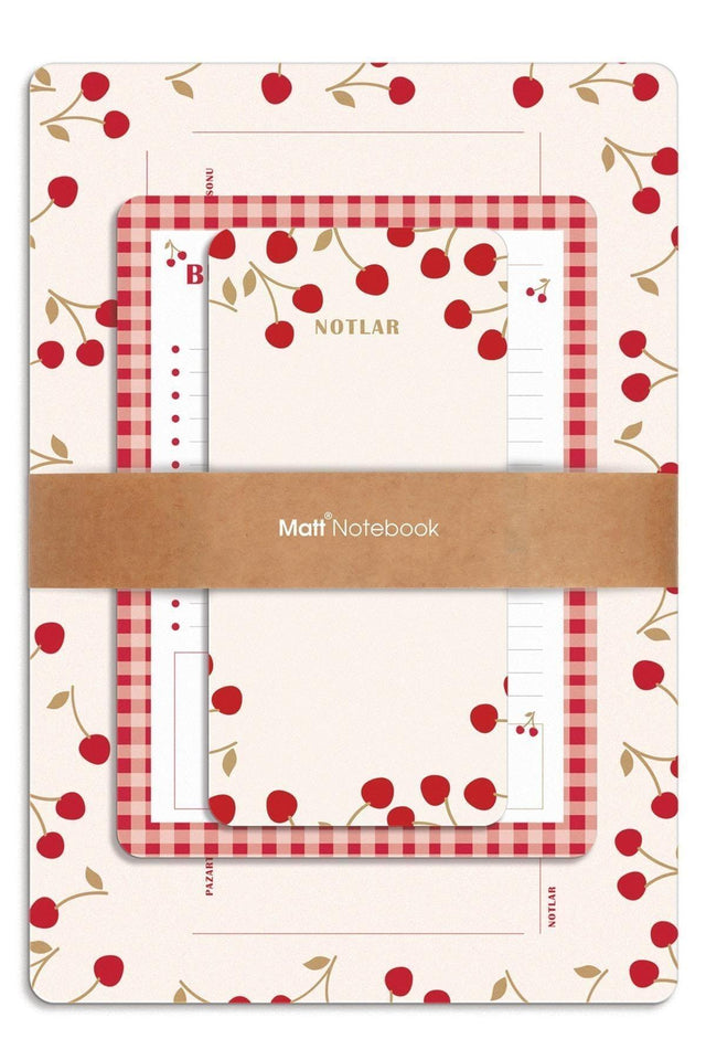 3-Piece Desktop Planner Set Cherry