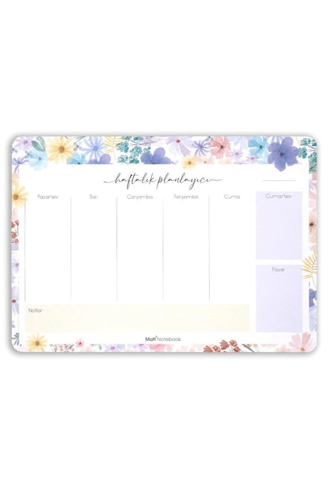 3 Pcs Desktop Planner Set Lilac Flowers