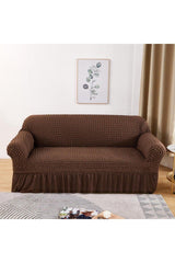 3 Seater Crepe Sofa, Sofa, Sofa Cover, Seat Cover (3 seater) 1 pcs Anthracite - Swordslife