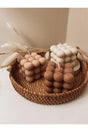 Set of 3 Brown Bubble Candles - Swordslife