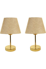 3-Set Chandelier And Nightstand Metal Lampshade / Sand Beige - Swordslife