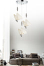 Triple Suspension Butterfly Design 3 Colors Light Led Decorative Chandelier - Swordslife