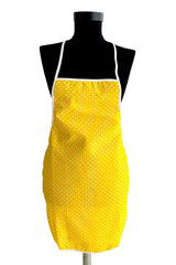 3 Pieces Yellow Kitchen Set Liquid Proof Kitchen Apron Heat Proof Oven Mitts And Holder Set - Swordslife