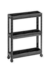 3 Tiers Wheeled Vesken Shelf | Bathroom Kitchen