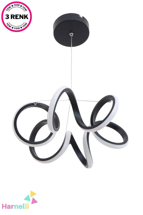 30 Cm Diameter 3 Colors Combustible Led Chandelier - Swordslife