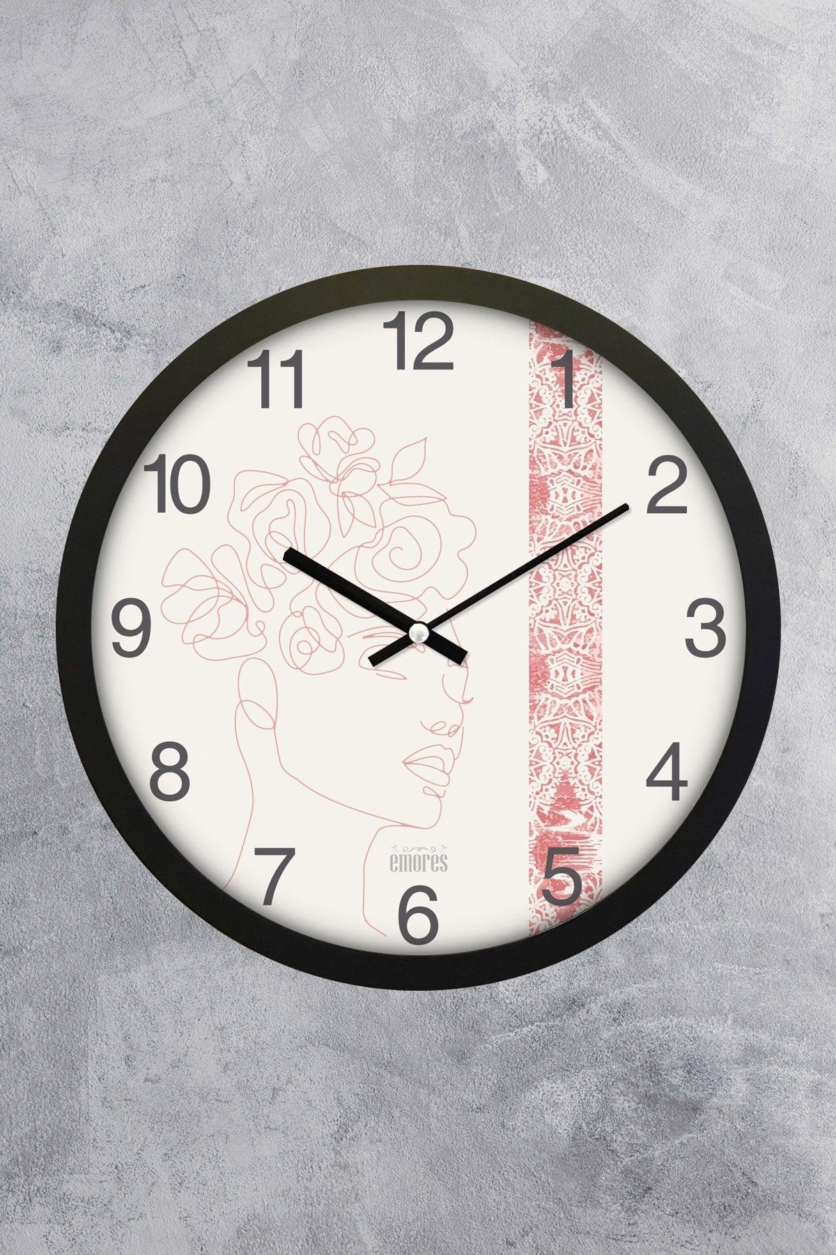 30 Cm Real Glass Silent Mechanism Wall Clock - Swordslife