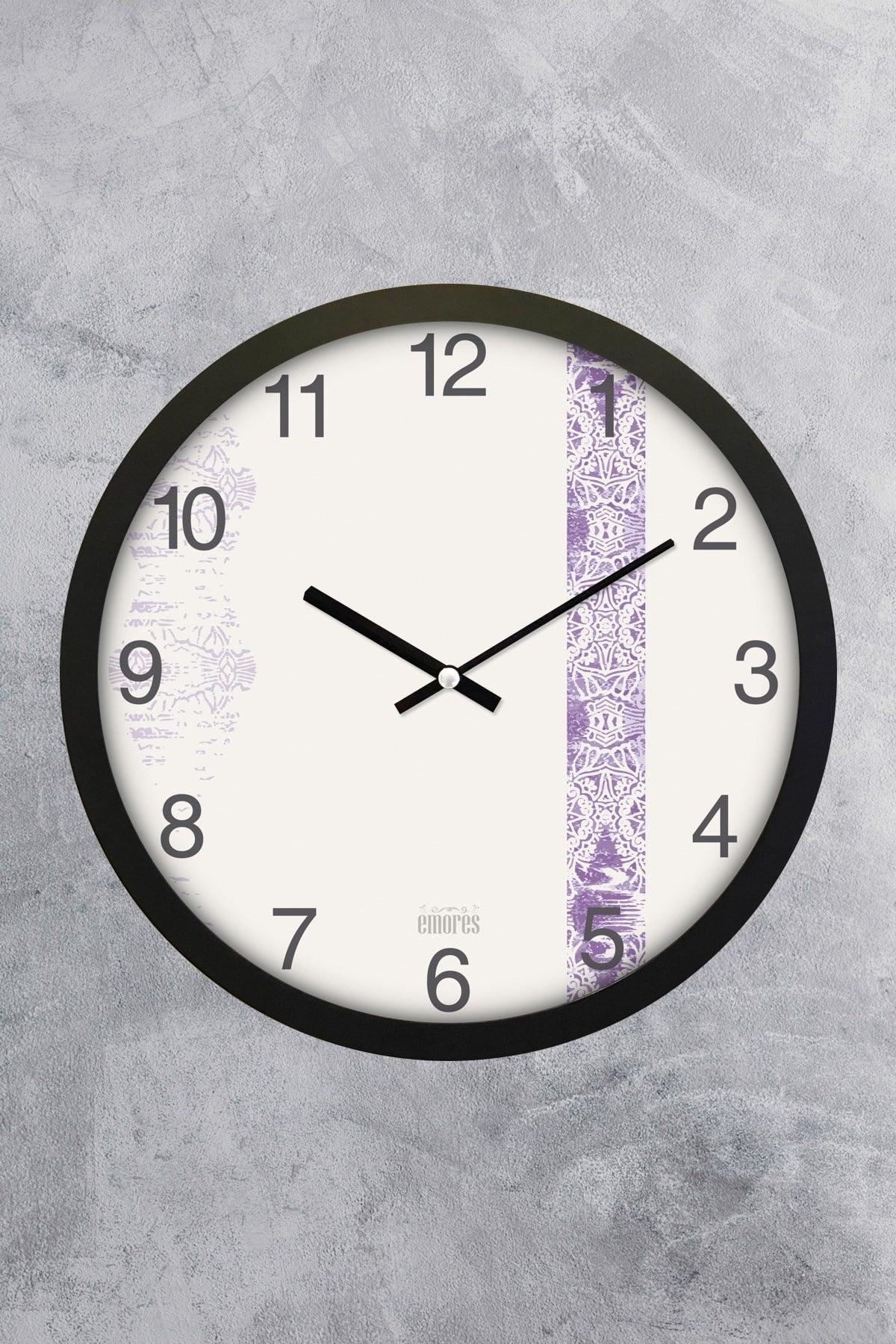 30 Cm Real Glass Silent Mechanism Wall Clock - Swordslife