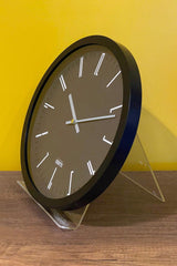 30 Cm Real Glass Silent Mechanism Wall Clock - Swordslife