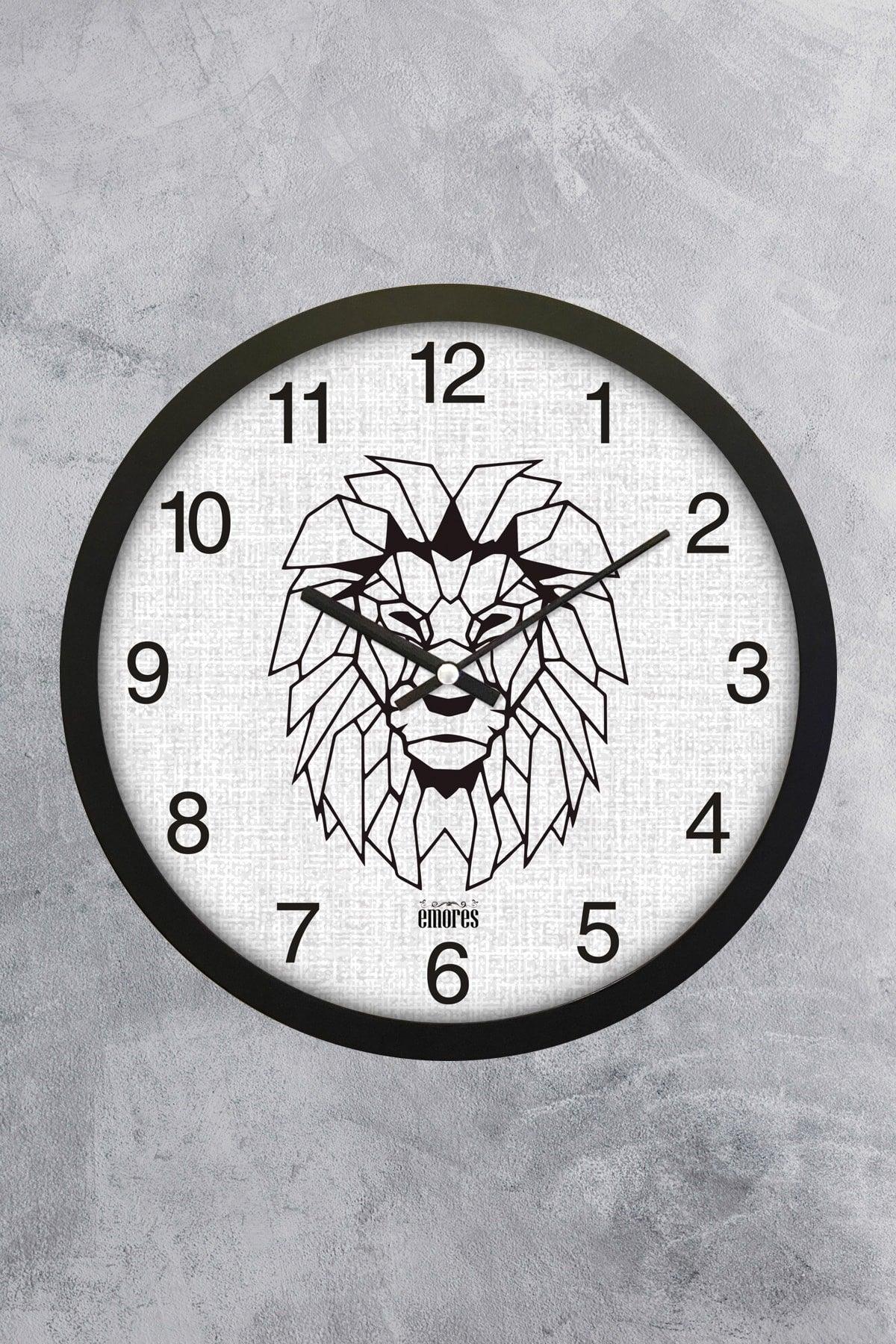 30 Cm Real Glass Silent Mechanism Wall Clock - Swordslife