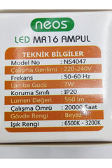 30 Pcs Gu10 Led Bulb 7w 6500k White Light