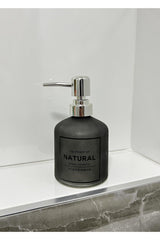 300 Ml Glass Liquid Soap Dispenser With Silver Pump