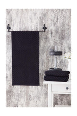 30x90 Black Square Pattern 3 Pcs Sports Towel - Swordslife