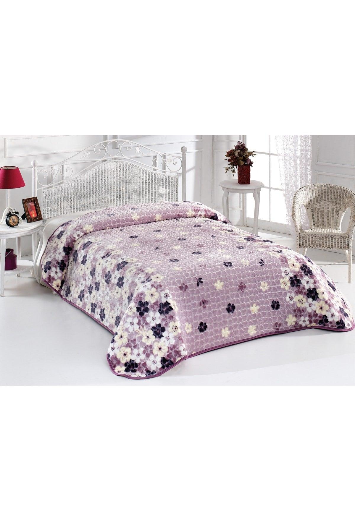 3.5 Kg Thick Supersoft Quality Flower Double Blanket 220x240 Cm (B01) - Swordslife