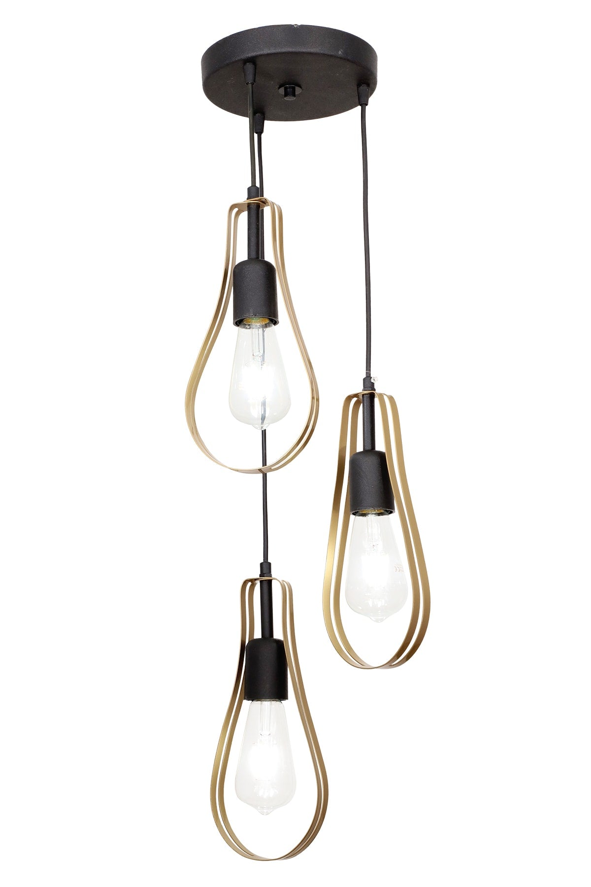 Metal Pear 3Rd Antique Chandelier