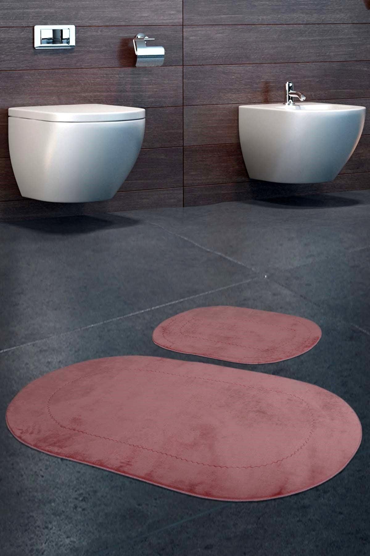 Rixos Powder 2 Pcs Bathroom Carpet Mat Set Non-Slip Toilet Bowl Set - Swordslife