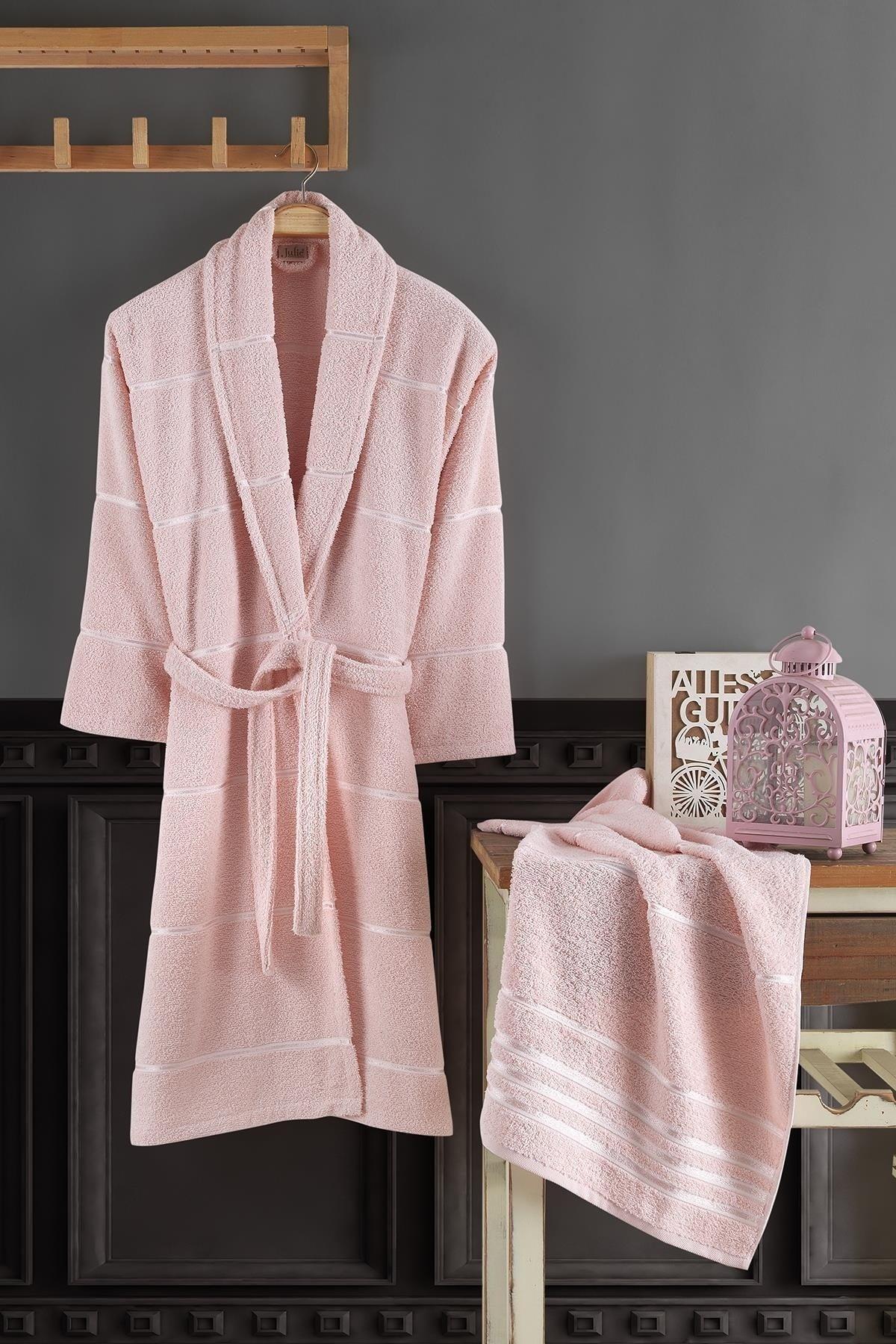 Rose Family Bathrobe Set 4 Pieces 100% Cotton - Swordslife