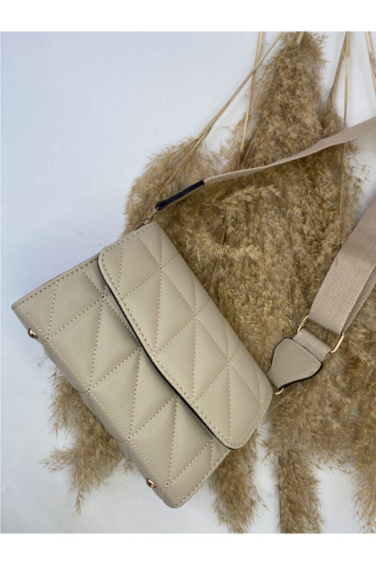 Bagbest Mink Column Strap Quilted Women'S Shoulder Bag