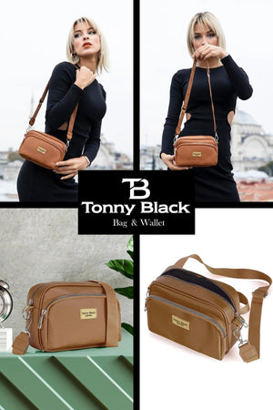 Original Women'S Two-Eye Comfortable Column Strap Cross Adjustable Strap Waterproof Shoulder Bag