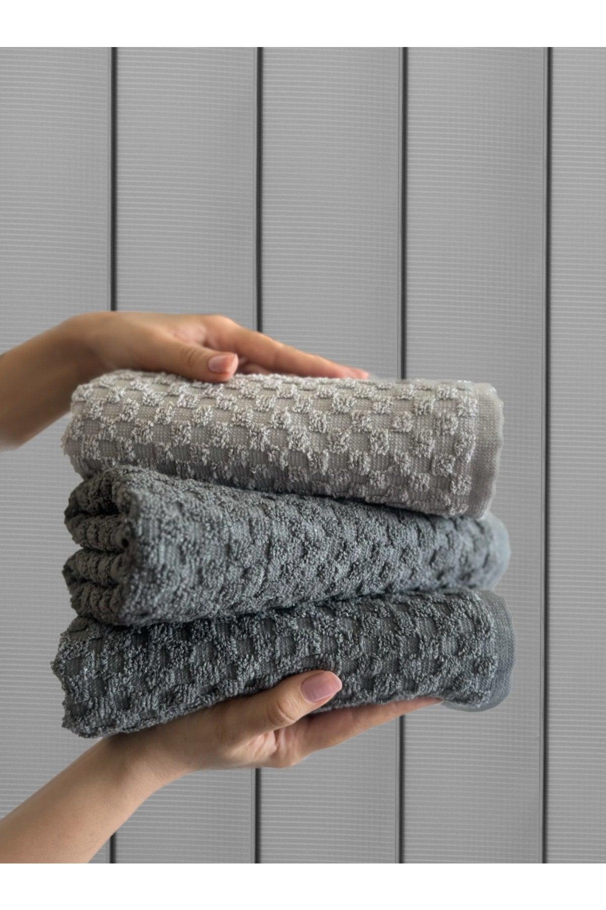 Shal 100% Cotton Set of 4 50x90cm Hand / Face Towels - Swordslife