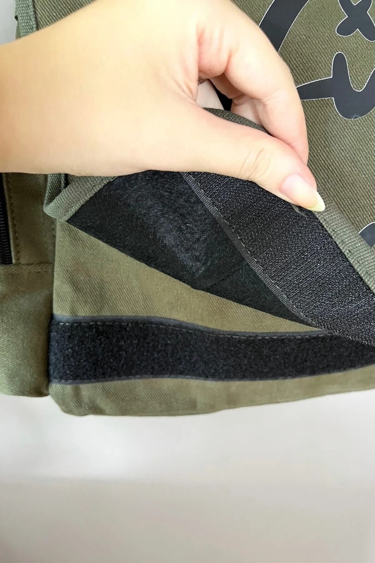 Khaki Totoro Postman Bag