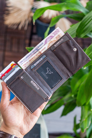 Brown Men'S Wallet 40661110501