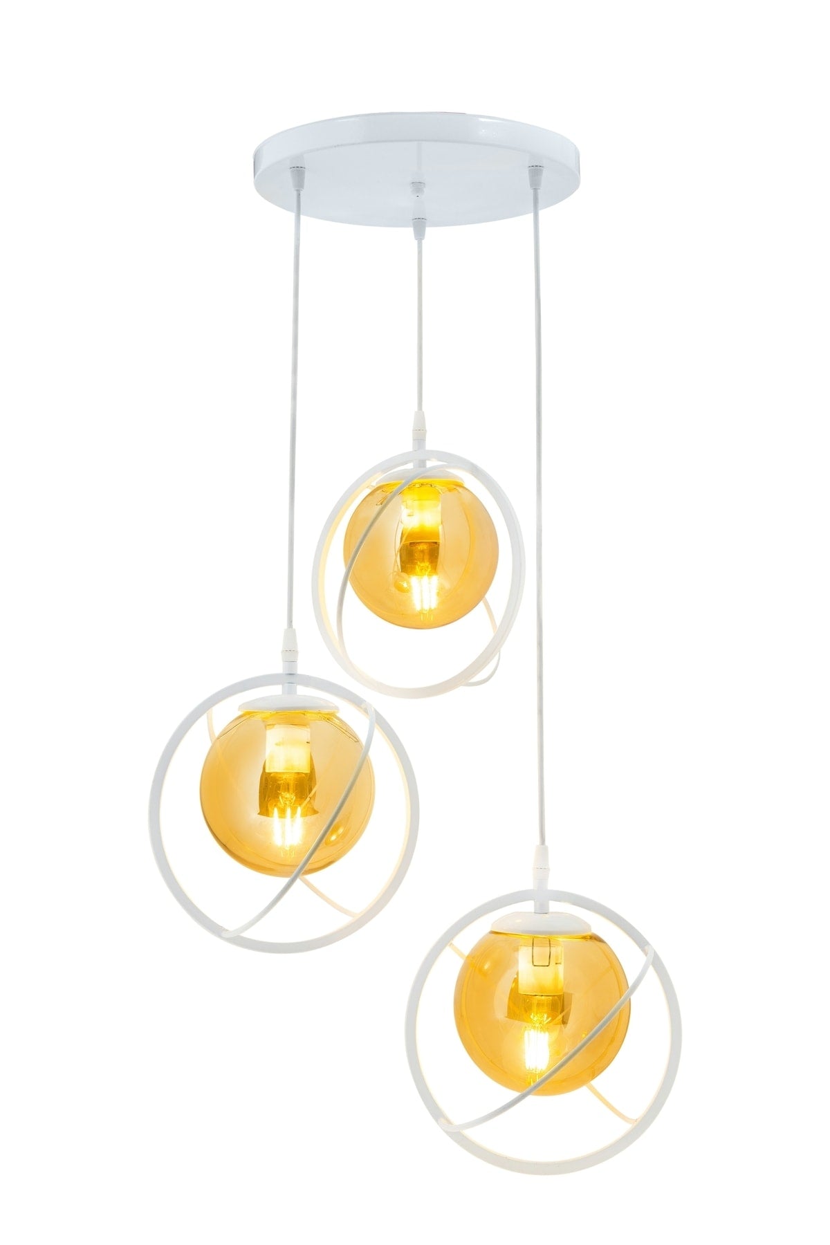 World 3 Piece Tray. Glop White Chandelier with Honey Colored Glass. Living Room, Kitchen, Teenager, Room, Bedroom, Store