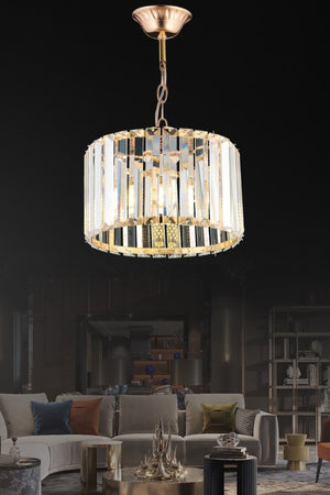 Modern Luxury Crystal Stone Gold 25Cm Chandelier