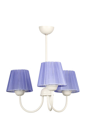 Ova 3Rd Chandelier White Lilac Hat