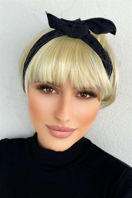 Bright Yellow Long Edge Fake Bangs - Swordslife