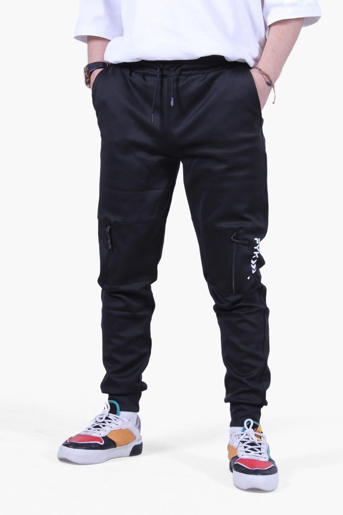 Sml-Xl-Xxl Text Printed Slim Fit Men'S Sweatpants