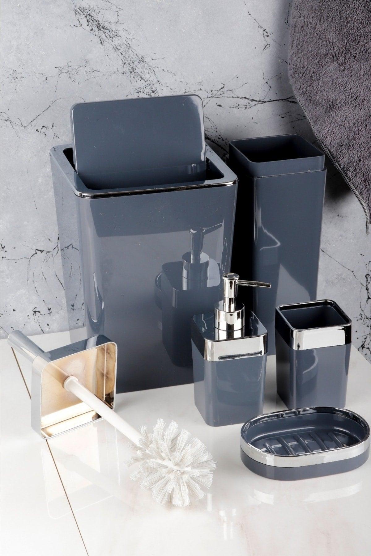 Acrylic 5 Piece Square Bathroom Set - Swordslife